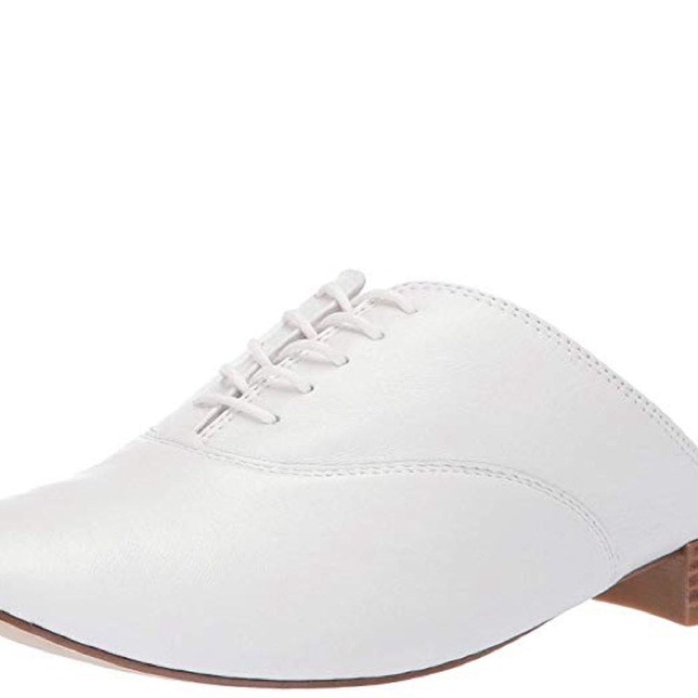 Repetto Lewis Slides, White Leather, Oxford Style front, EU size 41, NIB - Picture 4 of 10
